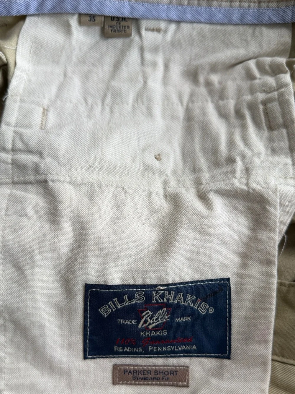 Bills Khakis shorts